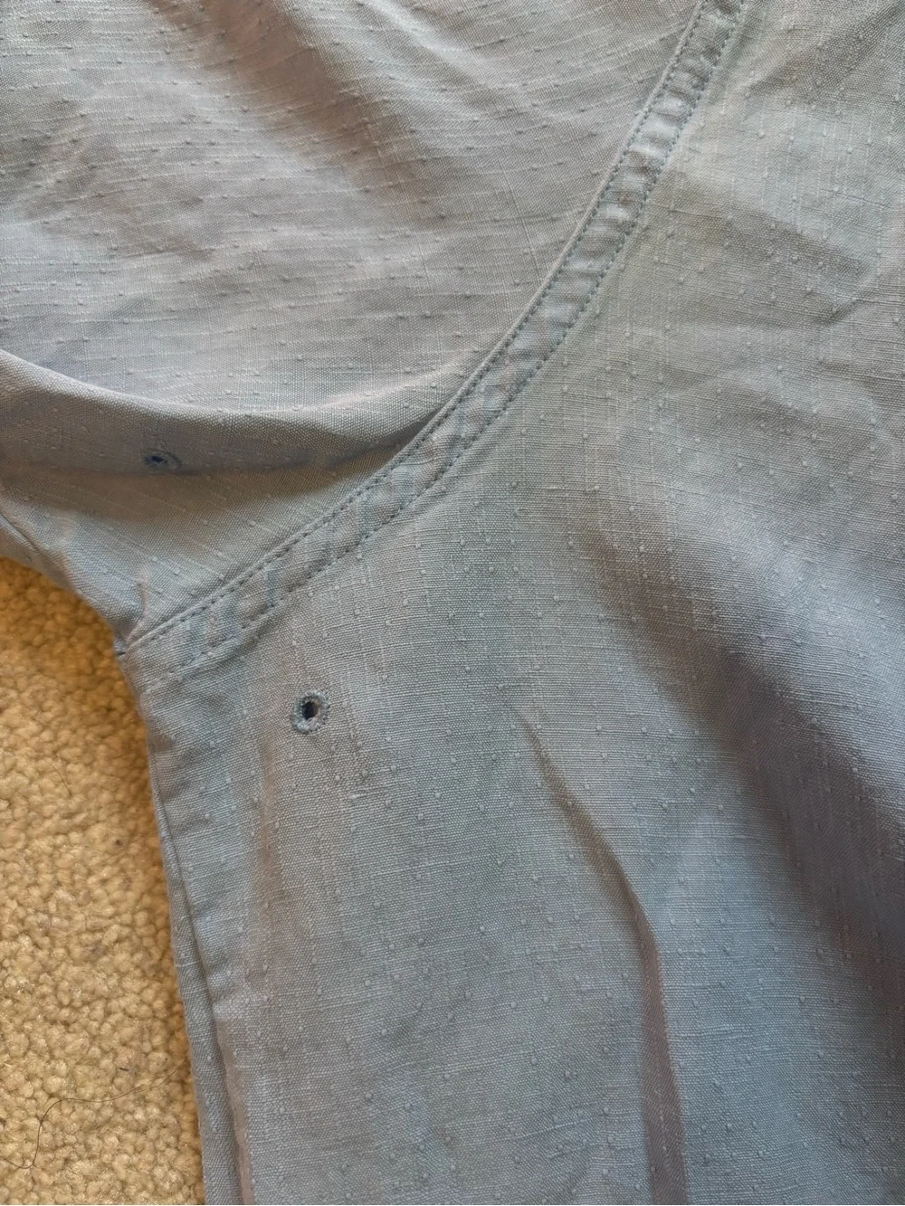 Nat Nast Men’s Light Blue Collared Button-down XL
